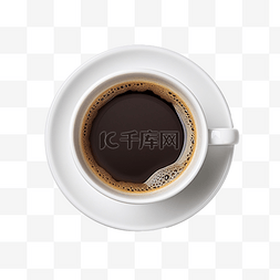 咖啡豆奶茶图片_从垂直角度看一杯咖啡