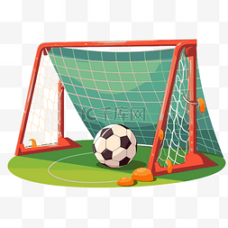 足球与图片_足球球门剪贴画足球与足球球门在