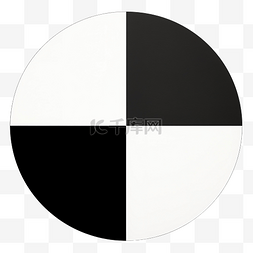 全部图片_除左上象限外全部黑色的圆圈