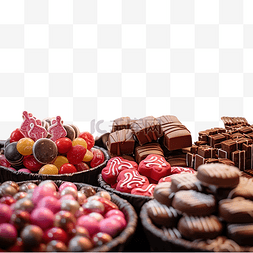 斯科加瀑布图片_欧洲巧克力糖果店圣诞市场上不同