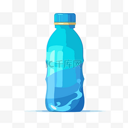 泡泡水瓶子图片_塑料水瓶 向量