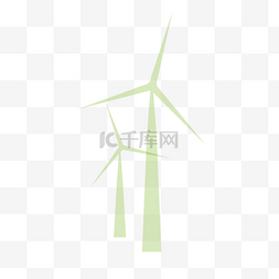 发电的风车图片_风车绿色节能