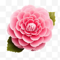 绽放的玫瑰图片_山茶花粉红色
