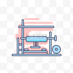 健身器材线图片_健身器材线图平面矢量矢量图