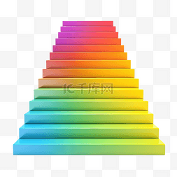 彩色全楼梯
