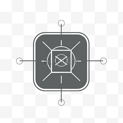 手機icon图标图片_正方形的图标有四个箭头 向量