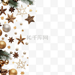 圣诞雪花装饰框图片_圣诞节表面静物与装饰和类型空间
