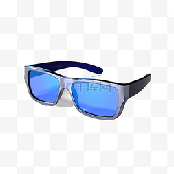 视觉摄影图片_3d 太阳镜蓝光电影眼镜