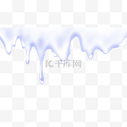 液体白色图片_液体边框流动