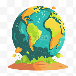 地球贴纸图片_地球自由 向量