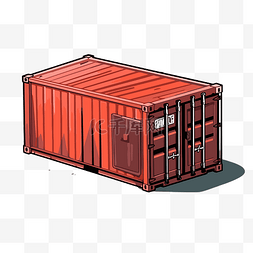货运集装箱剪贴画 货运集装箱卡