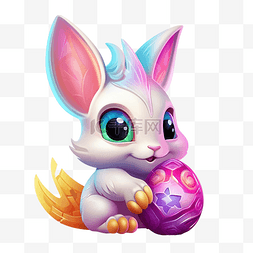 手機遊戲图片_龙狂热传说复活节兔子传奇生物糖