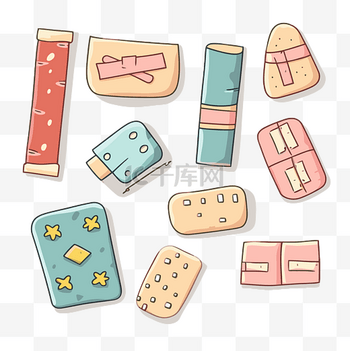 小物品图案图片-小物品图案素材-小物品图案模板图片下载-千库网