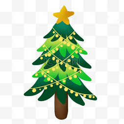 新年元素树图片_圣诞树圣诞节圣诞装饰物平安夜新