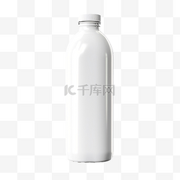纯白色瓶子