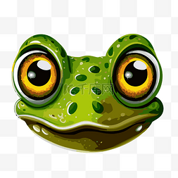 青蛙臉 向量