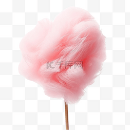 冰白色背景图片_甜甜的棉花糖