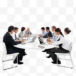 会议商务桌子图片_商务会议和评估