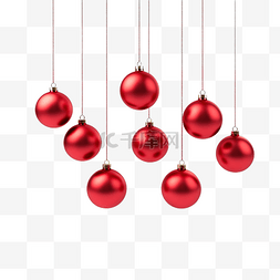 圣诞树装饰挂圣诞红球