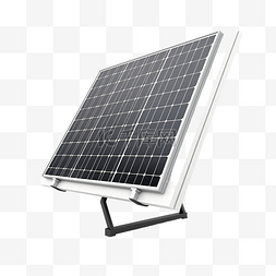 电气试验图片_太阳能电池板和太阳的 3d 插图
