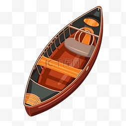 独木舟剪贴画划艇采用 2x2 卡通风