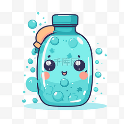 可爱瓶瓶图片_可愛的水瓶 向量