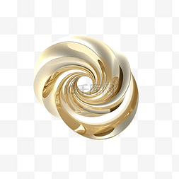 抽象螺旋几何形状 3d 渲染