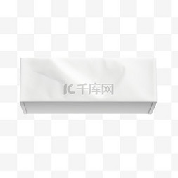 立体纸巾盒图片_质感白色纸巾盒元素立体免抠图案