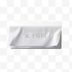 立体纸巾盒图片_ai绘画白色纸巾盒元素立体免抠图