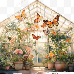 艺术玻璃艺术品图片_艺术玻璃花园元素立体免抠图案