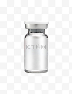 透明玻璃瓶图片_冻干粉瓶PNG图PNG素材