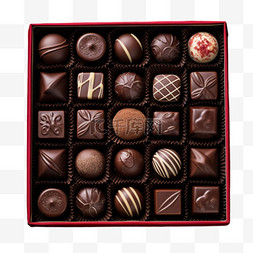 礼盒图片_素材巧克力礼盒元素立体免抠图案