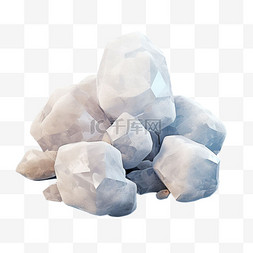 结晶果糖图片_图形矿石结晶元素立体免抠图案