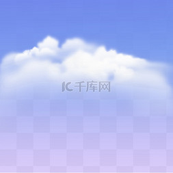 蓝色天空云彩图片_天空白云晴空万里云彩PNG素材