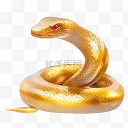 十二生肖金箔素材蛇