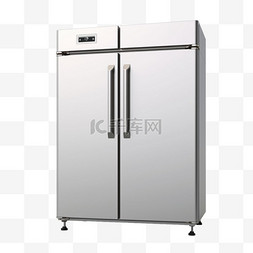 冰箱存储食品图片_合成白色冰箱元素立体免抠图案