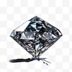 纹理晶莹钻石元素立体免抠图案