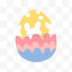 彩蛋透明小球图片_手绘卡通复活节节日彩蛋设计