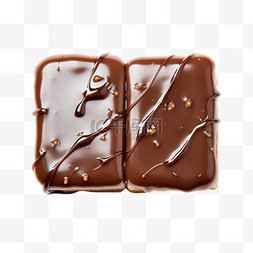 真实巧克力图片_真实美味巧克力蛋糕元素立体免抠