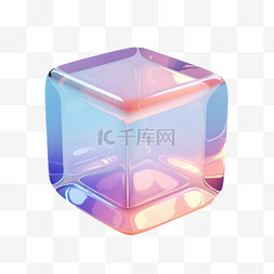 图形水晶方块元素立体免抠图案