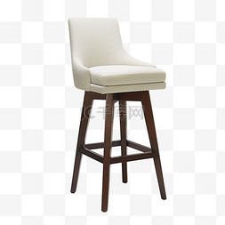 真实椅子图片_真实高脚椅子元素立体免抠图案
