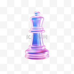 象棋素材图片_合成国际象棋元素立体免抠图案