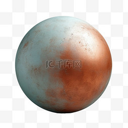 杂技表演用大铁球图片_纹理铜锈铁球元素立体免抠图案