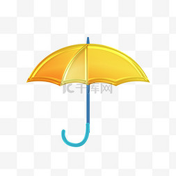 风黄色图片_玻璃风黄色雨伞设计图
