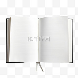 书本立体空白素材图片_数字艺术空白书本元素立体免抠图