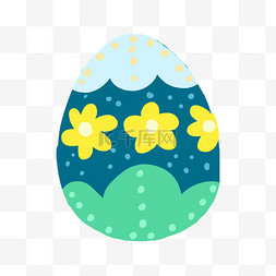 复活节漂亮卡通彩蛋免抠元素