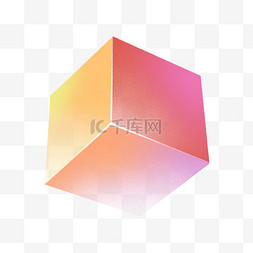 立体立方体图片_立体简约方块立方体png图片
