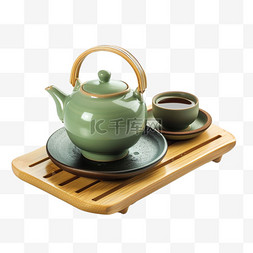 茶壶背景图片_免抠元素茶壶茶叶茶盘摄影图