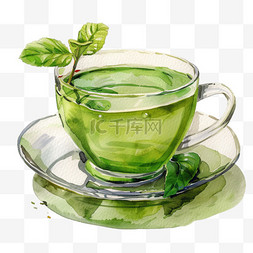 茶叶的背景图图片_摄影图茶叶一杯元素茶免抠