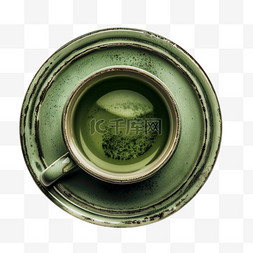 一杯茶摄影图免抠茶叶元素